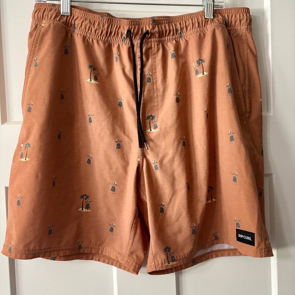 Rip Curl Mens Hula Beach Volley Short‎ size Large Peach